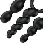 Satisfyer Booty Call Set Of 3 Black Anal Plugs - Image 2