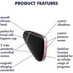 Satisfyer App Enabled Love Triangle Clit Massager Black - Image 3