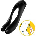 Satisfyer Candy Cane Finger Vibrator Black - Image 2