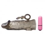 Clear Rabbit Vibrating Penis Extender - Image 2