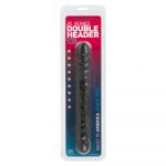 Jr Veined Double Header 12 Inch Bender Dong Black - Image 3