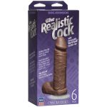 The Realistic Cock 6 Inch Dildo Flesh Brown - Image 3