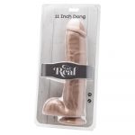ToyJoy Get Real 11 Inch Dong With Balls Flesh Pink - Image 2