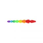 ToyJoy Rainbow Heart Anal Beads - Image 3