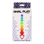 ToyJoy Rainbow Heart Anal Beads - Image 4
