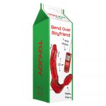 ToyJoy Bend Over Boyfriend Strapless Strap On Red - Image 2