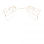 Bijoux Indiscrets Magnifique Shoulder Jewellery Gold - Image 2