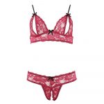 Cottelli Bra Set Open Cup and Crotchless Set - Image 3