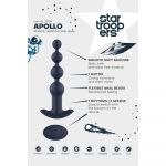 Startroopers Apollo Remote Vibrating Anal Beads - Image 3