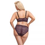 Cottelli Curves Delicate Lace Bralette And Briefs - Image 2