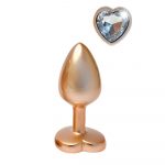 Gleaming Love Pearl Gold Butt Plug Small - Image 2