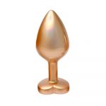 Gleaming Love Pearl Gold Butt Plug Medium