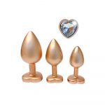Gleaming Love Pearl Gold Butt Plug Set - Image 2