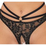 Abierta Fina Shelf Bra and Crotchless String - Image 4
