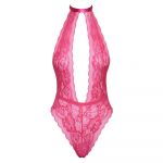 Kissable Halterneck Lace Body Pink - Image 4