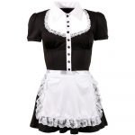 Cottelli Collection Costumes Black Maids Dress - Image 3
