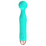 Cuties Silk Touch Rechargeable Mini Vibrator Green