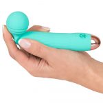 Cuties Silk Touch Rechargeable Mini Vibrator Green - Image 3