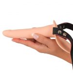 Soft Touch Silicone Rechargeable Vibrating Strap On - Image 3