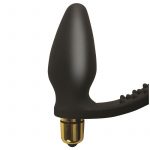 Rocks Off 7 Speed ROZen Cock Ring And Anal Plug Black - Image 2