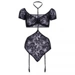 Leg Avenue 2 Piece Lace Bandeau and Teddy Set - Image 3