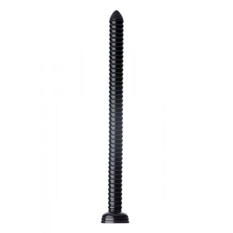 AF506x1.jpg XR Hosed 19 Inch Ribbed Anal Snake Dildo - Image 1