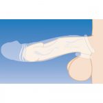 Size Matters 2 Inch Clear Penis Extender Sleeve - Image 3