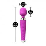 10 Speed Purple Rechargeable Magic Wand - Image 4