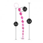 Pink Chain Of 10 Anal Beads - Image 3