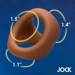 JOCK Silicone Cock and Ball Ring Medium - Image 2