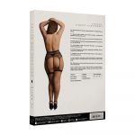 Le Desir Striped Fishnet Garterbelt UK 14 to 20 - Image 4