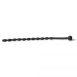 6 Inch Black Silicone Beaded Penis Sound Plug - Image 3