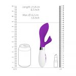 Achelois Rechargeable Vibrator Purple - Image 3