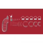 Man Cage 06 Male 5.5 Inch Clear Chastity Cage - Image 2