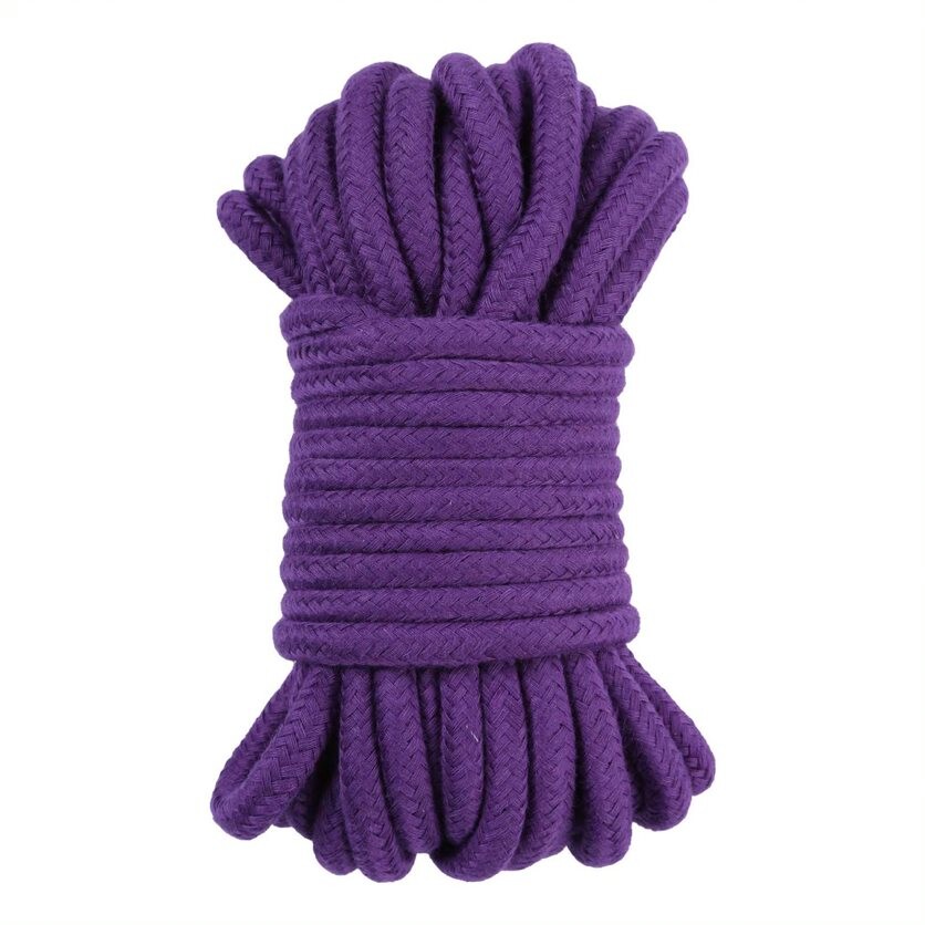 MYU-F-003x1.jpg Me You Us Tie Me Up Soft Cotton Rope 10 Metres Purple - Image 1