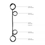 Ouch Spreader Bar With Hand And Ankle Cuffs - Image 2