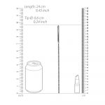 Ouch Urethral Sounding Stainless Steel Bumpy Dilator - Image 2