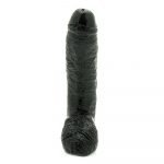 Basix 10 Inch Fat Boy Black Dildo - Image 2