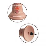 King Cock Elite 6 Inch Dual Density Vibrating Cock Flesh Pink - Image 4
