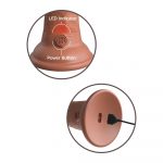 King Cock Elite 6 Inch Dual Density Vibrating Cock Flesh Brown - Image 4