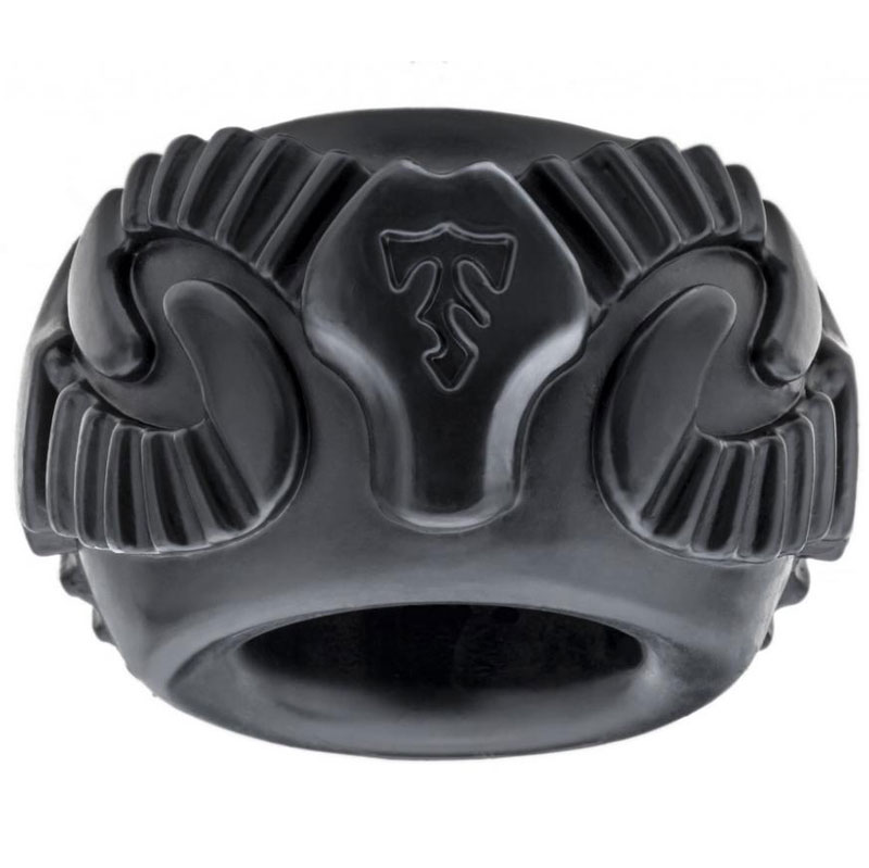 PF-CR-40Bx1.jpg Perfect Fit Tribal Son Ram Ring 2 Pack Black - Image 1
