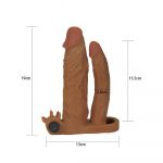 Lovetoy 2 Inch Vibrating Double Pleasure Extender - Image 3