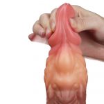 Lovetoy 7 Inch Dual Layered Silicone Cock - Image 2