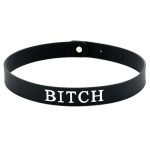 Black Silicone Bitch Collar - Image 2