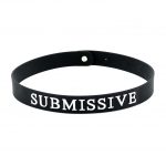 Black Silicone Submissive Collar - Image 2