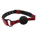 Rouge Garments Leather Croc Print Ball Gag - Image 2