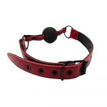 Rouge Garments Leather Croc Print Ball Gag - Image 3