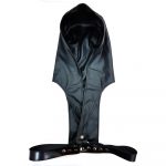 Rouge Leather Harness with Faux Leather Hoodie - Image 2