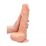 RealRock 10 Inch Dong With Testicles Flesh - Image 3