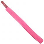 Rouge Garments Plain Pink Leather Collar - Image 2